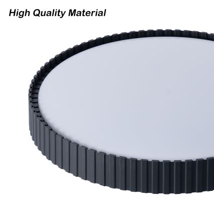 Brilagi - Dimbare LED-plafondlamp ORINO LED/54W/230V 3000-6000K zwart Ø 43 cm + afstandsbediening