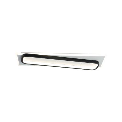 Brilagi - Dimbare LED plafondlamp OUTLINE LED/52W/230V 3000-6000K 15x60 cm wit/zwart + afstandsbediening