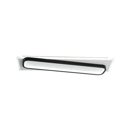 Brilagi - Dimbare LED plafondlamp OUTLINE LED/52W/230V 3000-6000K 15x60 cm wit/zwart + afstandsbediening