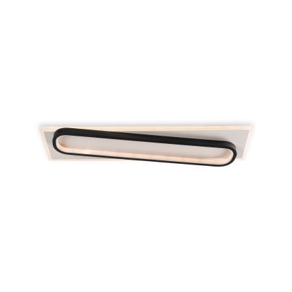 Brilagi - Dimbare LED plafondlamp OUTLINE LED/52W/230V 3000-6000K 15x60 cm wit/zwart + afstandsbediening