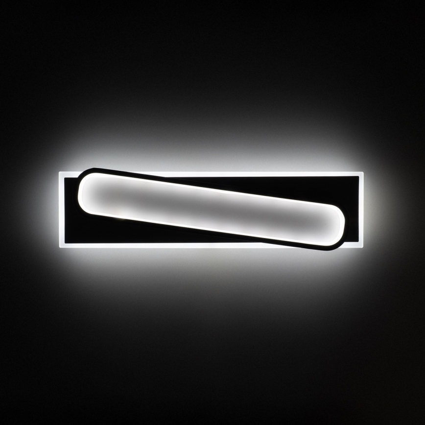 Brilagi - Dimbare LED plafondlamp OUTLINE LED/52W/230V 3000-6000K 15x60 cm wit/zwart + afstandsbediening