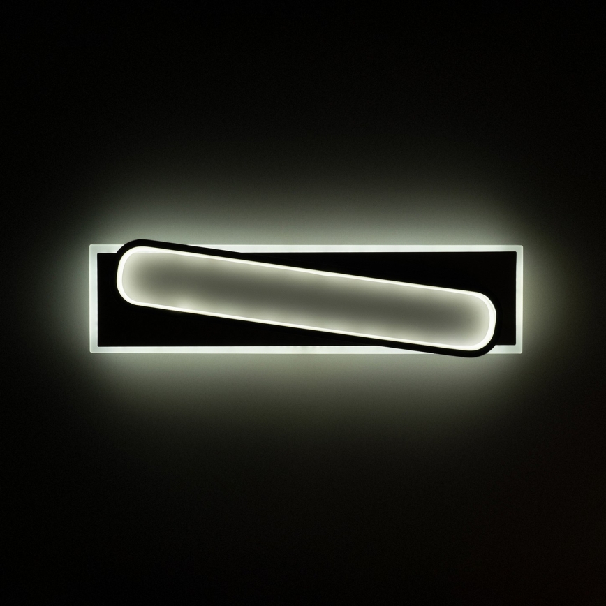 Brilagi - Dimbare LED plafondlamp OUTLINE LED/52W/230V 3000-6000K 15x60 cm wit/zwart + afstandsbediening
