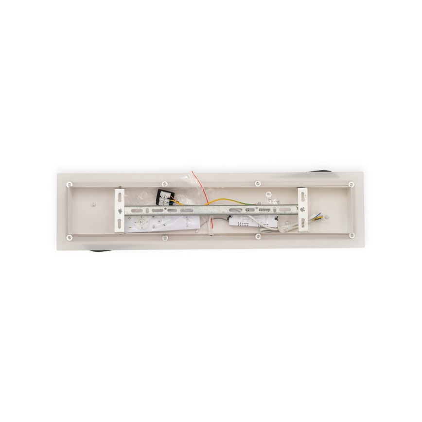Brilagi - Dimbare LED plafondlamp OUTLINE LED/52W/230V 3000-6000K 15x60 cm wit/zwart + afstandsbediening