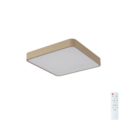 Brilagi - dimbare LED-plafondlamp POOL LED/36W/230V 3000-6000K 40x40 cm beige + afstandsbediening