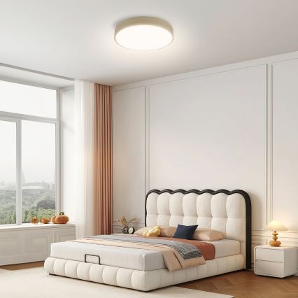 Brilagi - LED plafondlamp POOL LED/36W/230V 3000-6000K diameter 30 cm beige + afstandsbediening