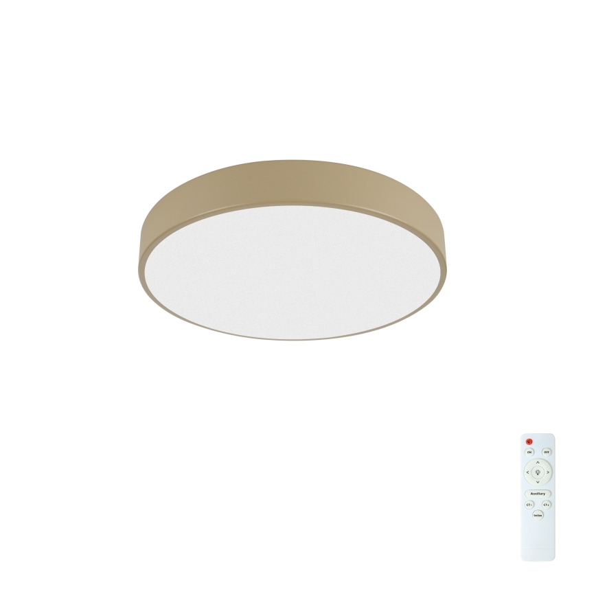 Brilagi - LED plafondlamp POOL LED/36W/230V 3000-6000K diameter 30 cm beige + afstandsbediening