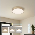 Brilagi - LED dimbare plafondlamp POOL LED/36W/230V 3000-6000K pr. 30 cm goud + afstandsbediening