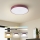 Brilagi - LED dimbare plafondlamp POOL LED/36W/230V 3000-6000K Ø 30 cm bordeaux + afstandsbediening