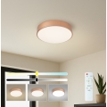 Brilagi - LED-dimbare plafondlamp POOL LED/36W/230V 3000-6000K Ø 30 cm bronskleurig + afstandsbediening
