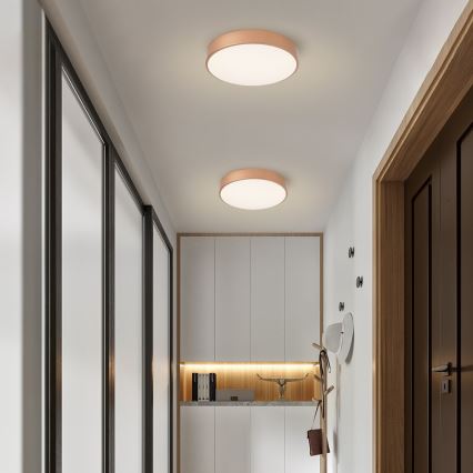 Brilagi - dimbare LED-plafondlamp POOL LED/48W/230V 3000-6000K Ø 40 cm brons + afstandsbediening
