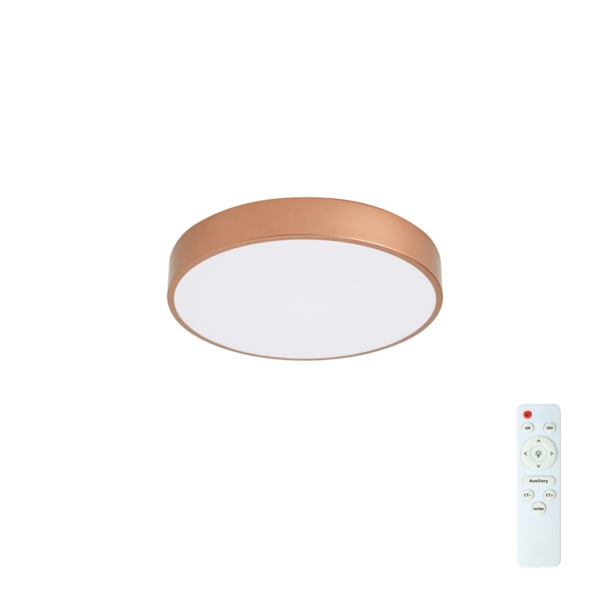Brilagi - dimbare LED-plafondlamp POOL LED/48W/230V 3000-6000K Ø 40 cm brons + afstandsbediening