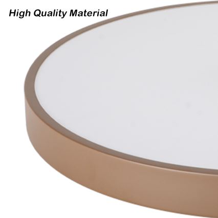 Brilagi - Dimbare LED-plafondlamp POOL LED/60W/230V 3000-6000K Ø 50 cm bruin + afstandsbediening