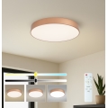 Brilagi - LED dimbare plafondlamp POOL LED/60W/230V 3000–6000K Ø 50 cm brons + afstandsbediening