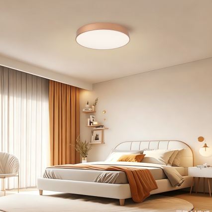 Brilagi - LED dimbare plafondlamp POOL LED/60W/230V 3000–6000K Ø 50 cm brons + afstandsbediening