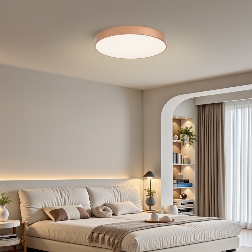 BRILAGI - dimbare LED-plafondlamp POOL LED/60W/230V 3000-6000K Ø 60 cm koperkleurig + met afstandsbediening