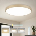 Brilagi - LED dimbare plafondlamp POOL SMART LED/100W/230V 3000-6000K 80 cm beige Wi-Fi Tuya + afstandsbediening