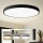 Brilagi - LED-dimbare plafondlamp POOL SMART LED/180W/230V 3000-6000K Ø 120 cm Wi-Fi Tuya zwart + afstandsbediening