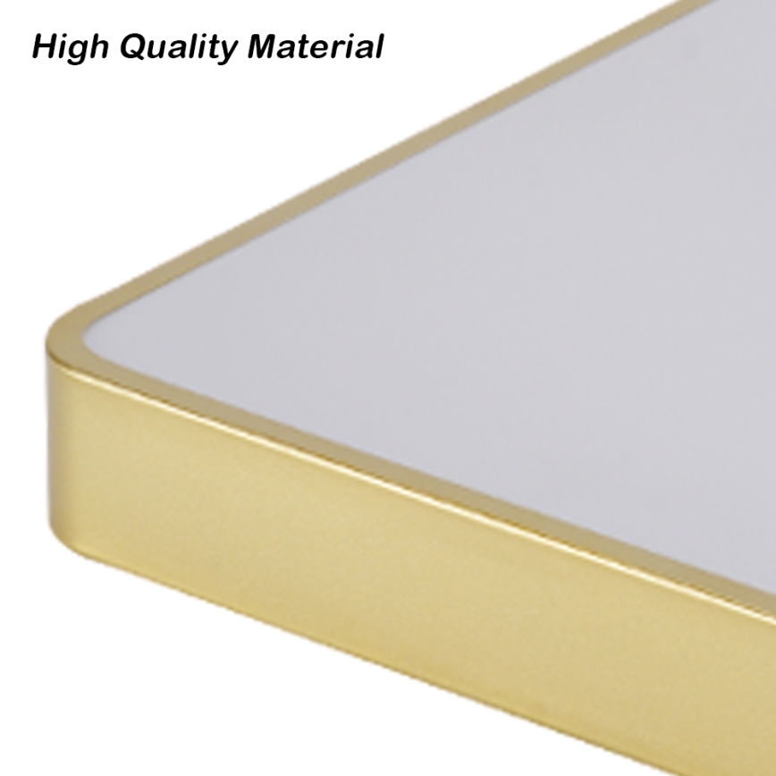 BRILAGI - LED-dimbare plafondlamp POOL SQUARE LED/36W/230V 3000-6000K 40x40 cm goud + afstandsbediening