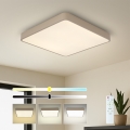 Brilagi - LED dimbare plafondlamp POOL SQUARE LED/48W/230V 3000-6000K 50x50 cm beige + afstandsbediening