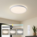 Brilagi - LED dimbare plafondlamp RIVO LED/72W/230V 3000-6000K wit Ø 50 cm + afstandsbediening