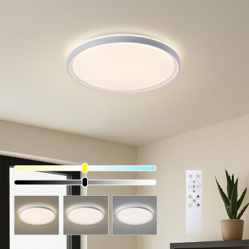 Brilagi - LED dimbare plafondlamp RIVO LED/72W/230V 3000-6000K wit Ø 50 cm + afstandsbediening