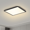 Brilagi - LED-dimbare plafondlamp SLIMFRAME LED/25W/230V 30x30 cm 3000-6000K zwart + afstandsbediening