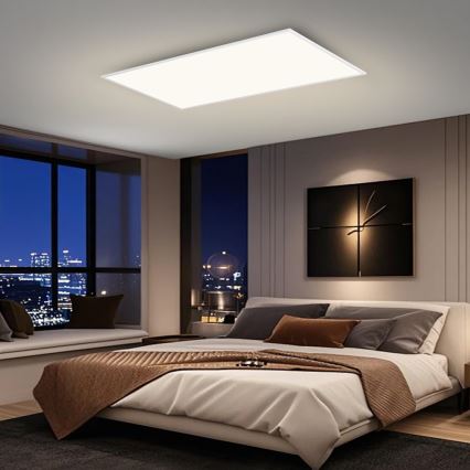 Brilagi - LED dimbare plafondlamp SLIMFRAME LED/80W/230V 120x60 cm 3000-6000K wit + afstandsbediening