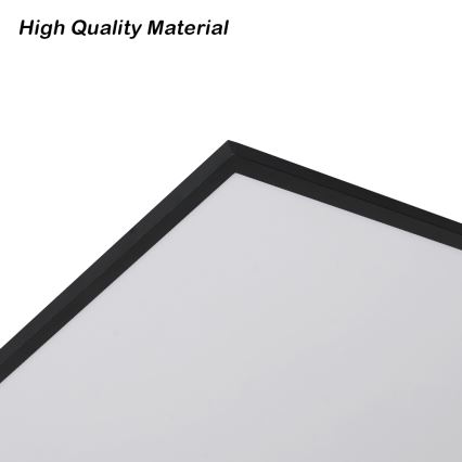 Brilagi - Dimbare LED-plafondlamp SLIMFRAME LED/80W/230V 120x60 cm 3000-6000K zwart + afstandsbediening