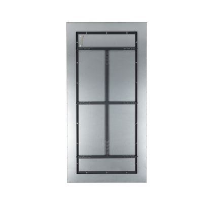 Brilagi - Dimbare LED-plafondlamp SLIMFRAME LED/80W/230V 120x60 cm 3000-6000K zwart + afstandsbediening