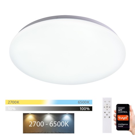 Brilagi - LED dimbare plafondlamp SMART LED/24W/230V 2700-6500K Wi-Fi Tuya + afstandsbediening
