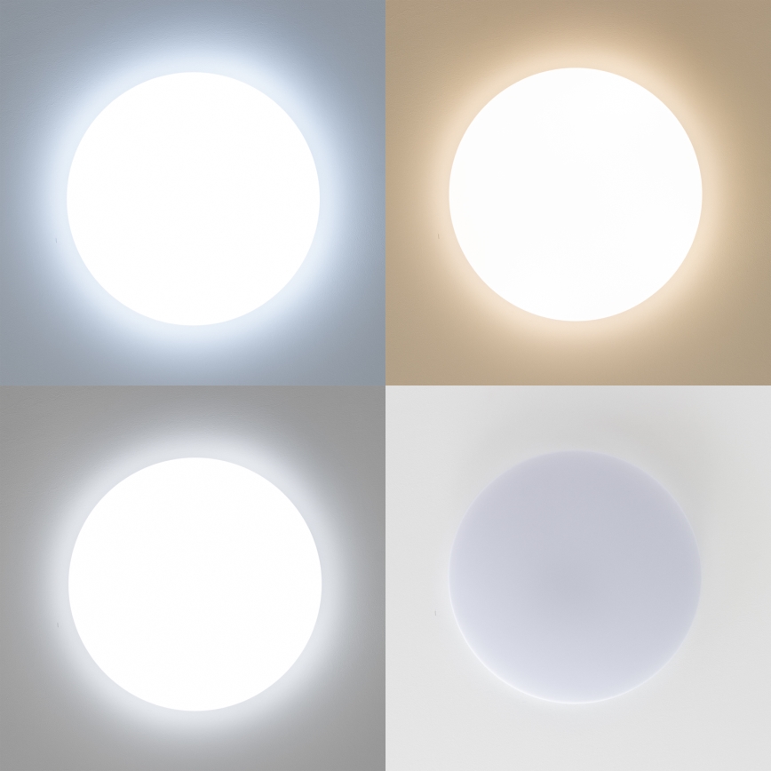 Brilagi - Dimbare LED-plafondlamp SMART LED/24W/230V Ø 38 cm 3000-6000K Wi-Fi Tuya Beacon + afstandsbediening