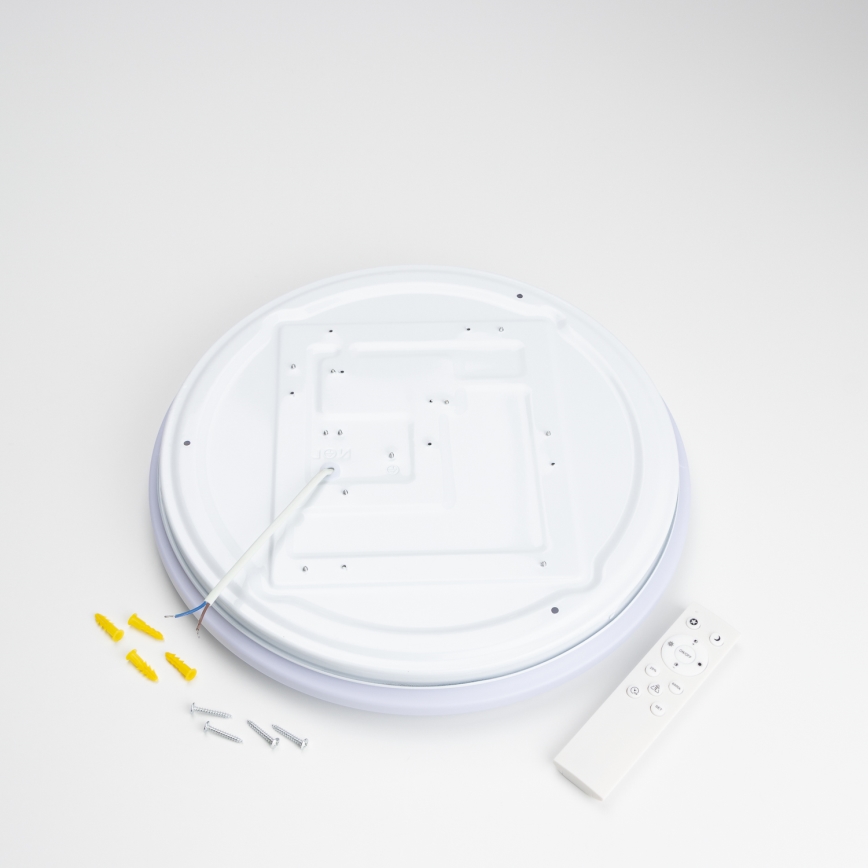 Brilagi - Dimbare LED-plafondlamp SMART LED/24W/230V Ø 38 cm 3000-6000K Wi-Fi Tuya Beacon + afstandsbediening