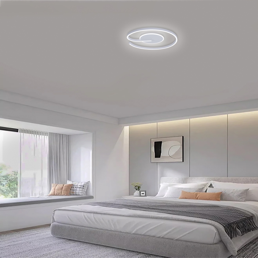 Brilagi - Dimbare LED-plafondlamp SPIRAL LED/56W/230V Ø 50 cm 3000/4000/6000K + afstandsbediening
