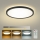 Brilagi - LED dimbare plafondlamp ULTRA SLIM LED/24W/230V 2700-6500K Ø 42 cm zwart + afstandsbediening