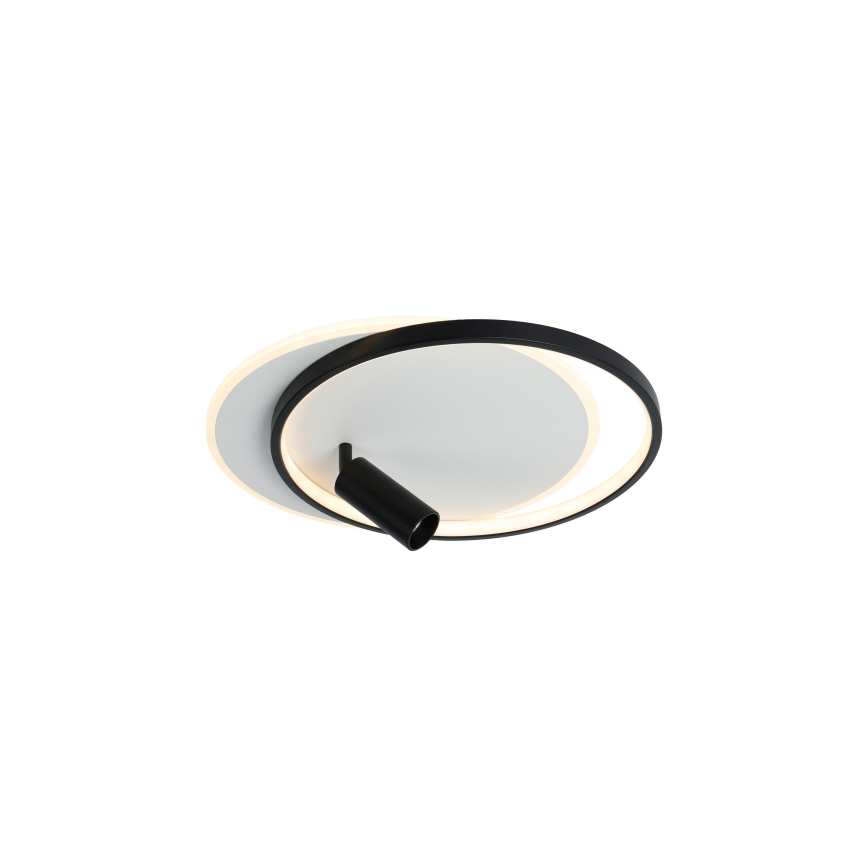 Brilagi - Dimbare LED-plafonnière UNITY LED/48W/230V + 1xGU10/3W 3000-6000K 39x45 cm wit/zwart + afstandsbediening