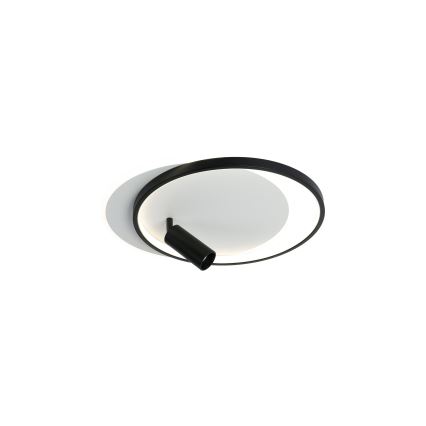 Brilagi - Dimbare LED-plafonnière UNITY LED/48W/230V + 1xGU10/3W 3000-6000K 39x45 cm wit/zwart + afstandsbediening