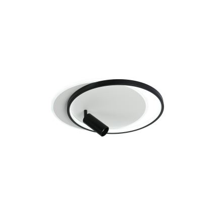 Brilagi - Dimbare LED-plafonnière UNITY LED/48W/230V + 1xGU10/3W 3000-6000K 39x45 cm wit/zwart + afstandsbediening