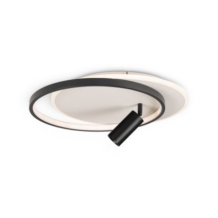 Brilagi - Dimbare LED-plafonnière UNITY LED/48W/230V + 1xGU10/3W 3000-6000K 39x45 cm wit/zwart + afstandsbediening