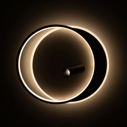Brilagi - Dimbare LED-plafonnière UNITY LED/48W/230V + 1xGU10/3W 3000-6000K 39x45 cm wit/zwart + afstandsbediening