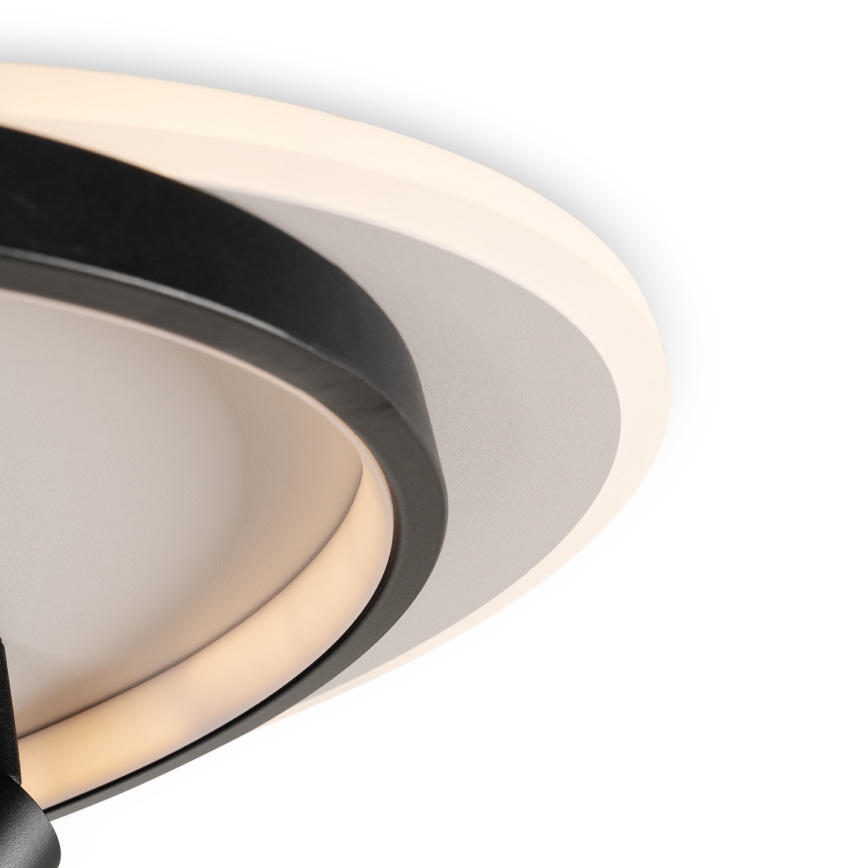 Brilagi - Dimbare LED-plafonnière UNITY LED/48W/230V + 1xGU10/3W 3000-6000K 39x45 cm wit/zwart + afstandsbediening