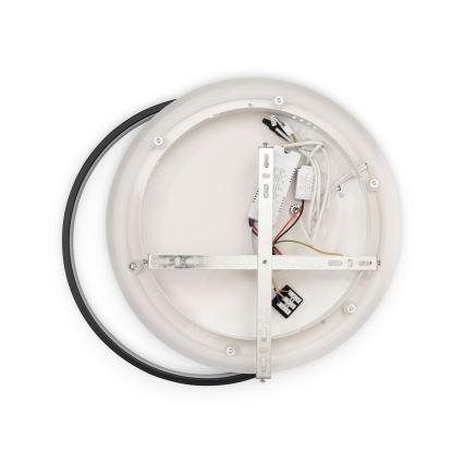 Brilagi - Dimbare LED-plafonnière UNITY LED/48W/230V + 1xGU10/3W 3000-6000K 39x45 cm wit/zwart + afstandsbediening