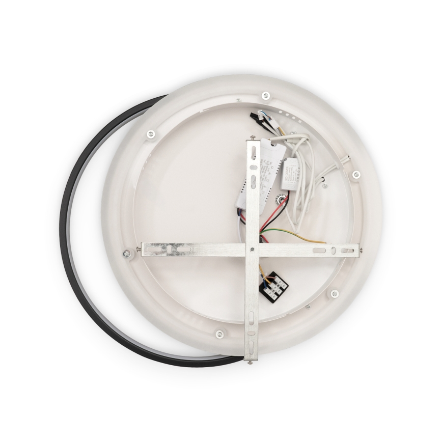 Brilagi - Dimbare LED-plafonnière UNITY LED/48W/230V + 1xGU10/3W 3000-6000K 39x45 cm wit/zwart + afstandsbediening