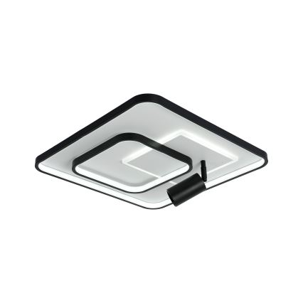 Brilagi - LED dimbare plafondlamp UNITY LED/75W/230V + 1xGU10/3W 3000-6000K 50x50 cm wit/zwart + afstandsbediening