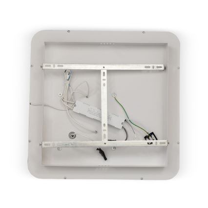Brilagi - LED dimbare plafondlamp UNITY LED/75W/230V + 1xGU10/3W 3000-6000K 50x50 cm wit/zwart + afstandsbediening