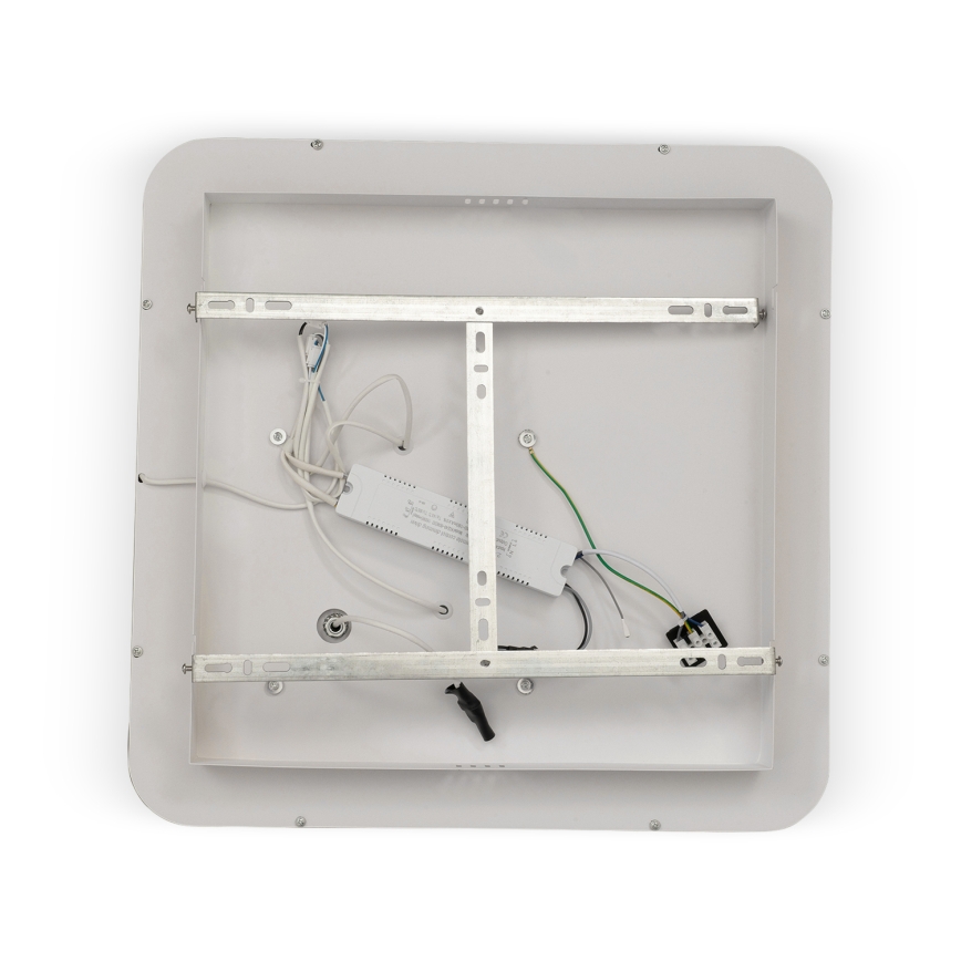 Brilagi - LED dimbare plafondlamp UNITY LED/75W/230V + 1xGU10/3W 3000-6000K 50x50 cm wit/zwart + afstandsbediening