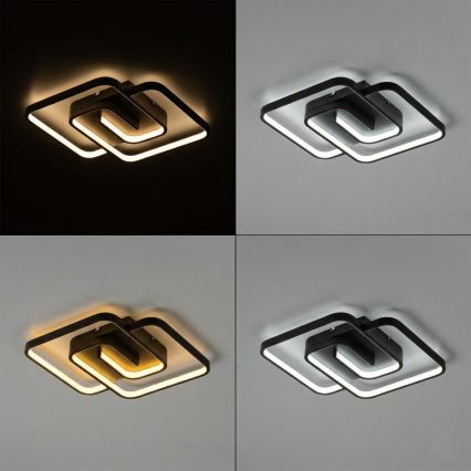 Brilagi - LED dimbare plafondlamp VELO LED/64W/230V 3000-6500K 48x48 cm + afstandsbediening