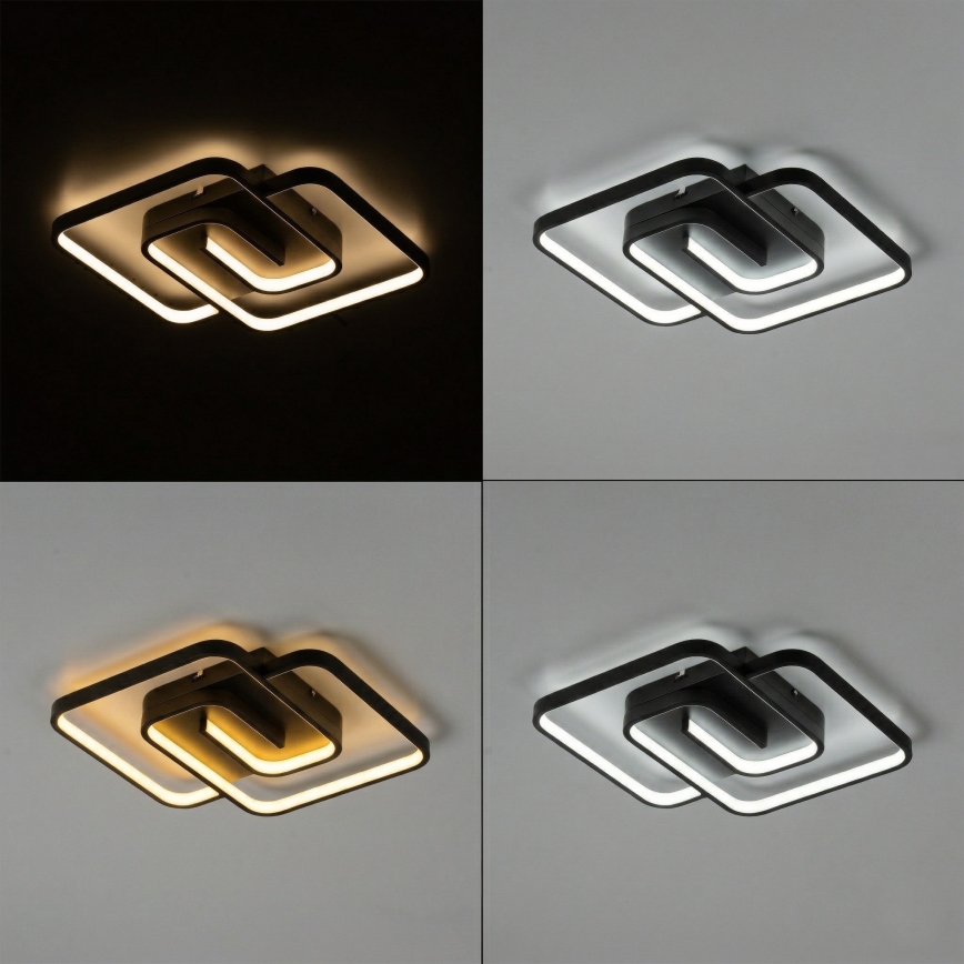 Brilagi - LED dimbare plafondlamp VELO LED/64W/230V 3000-6500K 48x48 cm + afstandsbediening