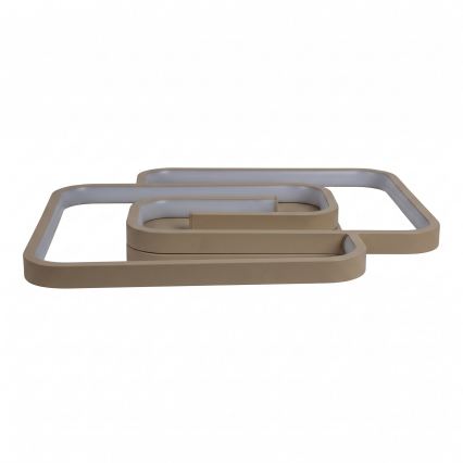 BRILAGI - Dimbare LED-plafondlamp VELO LED/64W/230V 3000-6500K 48x48 cm beige + afstandsbediening