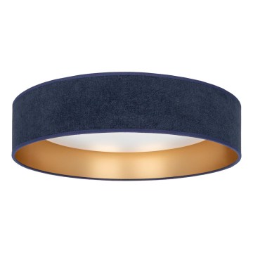 Brilagi - LED dimbare plafondlamp VELVET SMARTIX LED/24W/230V 3000-6000K Ø 45 cm blauw/goud Wi-Fi Tuya Beacon + afstandsbediening