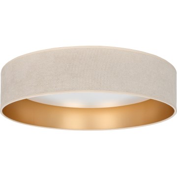 Brilagi - LED dimbare plafondlamp VELVET SMARTIX LED/24W/230V 3000-6000K Ø 45 cm crème/goud Wi-Fi Tuya Beacon + afstandsbediening